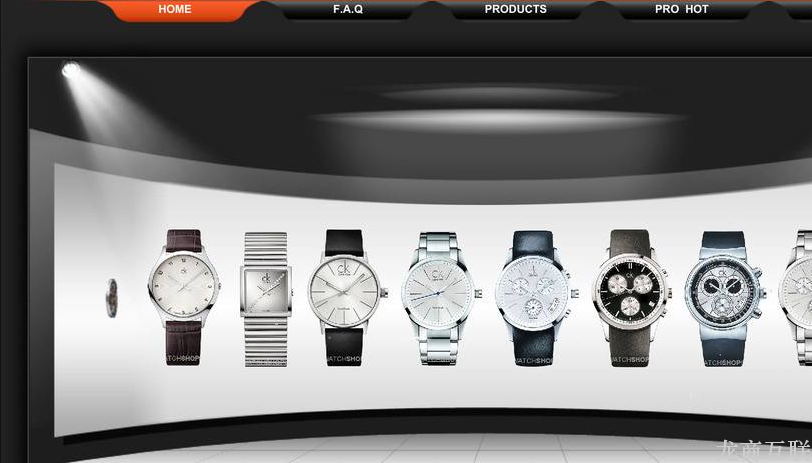 龙商互联济南手表行业网站设计的要点介绍